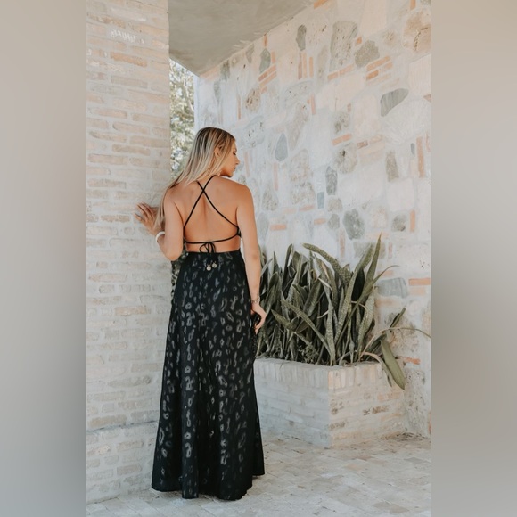 Sexy adjustable LULI FAMA black dress -size small - Picture 3 of 8